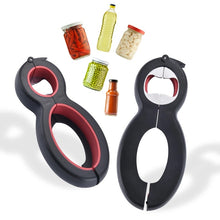 Load image into Gallery viewer, multifunctional 6 in 1 Multi Function Can Beer Bottle Opener All in One Jar Gripper Can Beer Lid Twist Off Jar Wine Opener Claw
