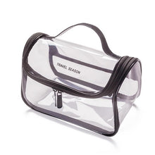 Load image into Gallery viewer, Fashion Transparent Travel Organizer Clear Makeup Bag Beautician Cosmetic Bag Beauty Case Toiletry Bag Make Up Pouch Wash Bags
