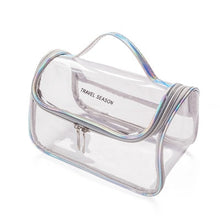 Load image into Gallery viewer, Fashion Transparent Travel Organizer Clear Makeup Bag Beautician Cosmetic Bag Beauty Case Toiletry Bag Make Up Pouch Wash Bags
