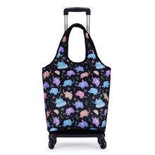 Load image into Gallery viewer, Travel Suitcase Bag,Cabin Luggage,Oxford cloth Handbag with wheel ,Grocery shopping cart,52*35*18 cm Rolling Trolley
