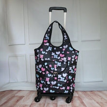 Load image into Gallery viewer, Travel Suitcase Bag,Cabin Luggage,Oxford cloth Handbag with wheel ,Grocery shopping cart,52*35*18 cm Rolling Trolley
