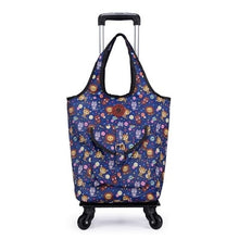 Load image into Gallery viewer, Travel Suitcase Bag,Cabin Luggage,Oxford cloth Handbag with wheel ,Grocery shopping cart,52*35*18 cm Rolling Trolley
