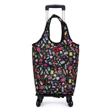 Load image into Gallery viewer, Travel Suitcase Bag,Cabin Luggage,Oxford cloth Handbag with wheel ,Grocery shopping cart,52*35*18 cm Rolling Trolley
