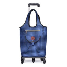 Load image into Gallery viewer, Travel Suitcase Bag,Cabin Luggage,Oxford cloth Handbag with wheel ,Grocery shopping cart,52*35*18 cm Rolling Trolley
