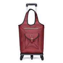 Load image into Gallery viewer, Travel Suitcase Bag,Cabin Luggage,Oxford cloth Handbag with wheel ,Grocery shopping cart,52*35*18 cm Rolling Trolley
