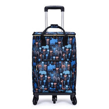 Load image into Gallery viewer, Travel Suitcase Bag,Cabin Luggage,Oxford cloth Handbag with wheel ,Grocery shopping cart,52*35*18 cm Rolling Trolley
