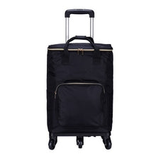 Load image into Gallery viewer, Travel Suitcase Bag,Cabin Luggage,Oxford cloth Handbag with wheel ,Grocery shopping cart,52*35*18 cm Rolling Trolley
