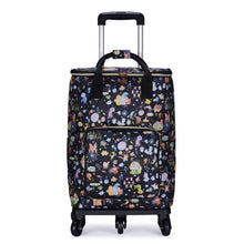 Load image into Gallery viewer, Travel Suitcase Bag,Cabin Luggage,Oxford cloth Handbag with wheel ,Grocery shopping cart,52*35*18 cm Rolling Trolley
