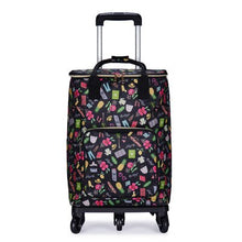 Load image into Gallery viewer, Travel Suitcase Bag,Cabin Luggage,Oxford cloth Handbag with wheel ,Grocery shopping cart,52*35*18 cm Rolling Trolley
