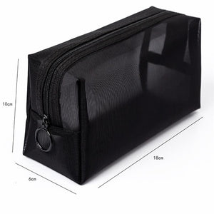 Women Transparent Cosmetic Bag Travel Function Makeup Case Zipper Make Up Organizer Storage Pouch Toiletry Beauty Wash Bag