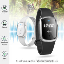 Load image into Gallery viewer, Portable Mosquito Repellent Bracelet Ultrasonic Mosquito Repellent Watch Capsule Insect Bugs Anti-mosquito Electronic clock
