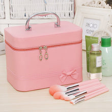 Load image into Gallery viewer, Professional Cosmetic Bag Portable Large Capacity Manicure Beauty Storage Box Cosmetic Case Waterproof Lovely The New MakeUp Bag
