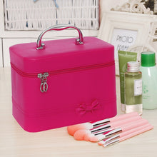 Load image into Gallery viewer, Professional Cosmetic Bag Portable Large Capacity Manicure Beauty Storage Box Cosmetic Case Waterproof Lovely The New MakeUp Bag
