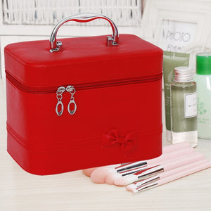 Professional Cosmetic Bag Portable Large Capacity Manicure Beauty Storage Box Cosmetic Case Waterproof Lovely The New MakeUp Bag