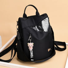 Load image into Gallery viewer, Anti-theft Oxford Cloth Stitching Women Backpack 2019 New Wild Student School Bag Ladies Bag Small Backpack Purse
