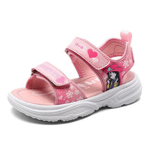 Load image into Gallery viewer, Kids Sandals Soft Princess Sandals Lightweight Shining Print Baby Girls Shoes Comfortable Summer Kids Sandal
