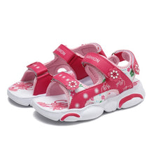 Load image into Gallery viewer, Kids Sandals Soft Princess Sandals Lightweight Shining Print Baby Girls Shoes Comfortable Summer Kids Sandal
