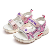 Load image into Gallery viewer, Kids Sandals Soft Princess Sandals Lightweight Shining Print Baby Girls Shoes Comfortable Summer Kids Sandal
