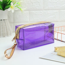 Load image into Gallery viewer, Miyahouse PVC Transparent Women Make Up Case Laser Beauty Organizer Pouch Mini Jelly Bag For Ladies Cosmetic Bag
