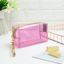 Load image into Gallery viewer, Miyahouse PVC Transparent Women Make Up Case Laser Beauty Organizer Pouch Mini Jelly Bag For Ladies Cosmetic Bag
