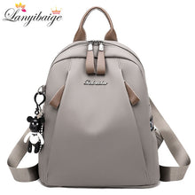 Load image into Gallery viewer, 2019 women backpack high quality oxford cloth school bags for teenager girls fashion school backpack solid lady shoulder bags
