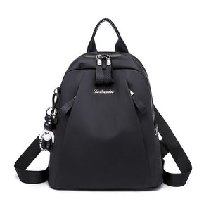 2019 women backpack high quality oxford cloth school bags for teenager girls fashion school backpack solid lady shoulder bags