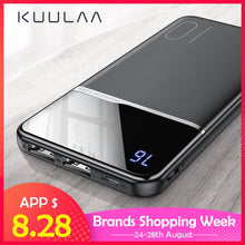 Load image into Gallery viewer, KUULAA Power Bank 10000mAh Portable Charging PowerBank 10000 mAh USB PoverBank External Battery Charger For Xiaomi Mi 9 8 iPhone
