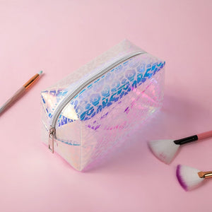 Miyahouse PVC Transparent Women Make Up Case Laser Beauty Organizer Pouch Mini Jelly Bag For Ladies Cosmetic Bag