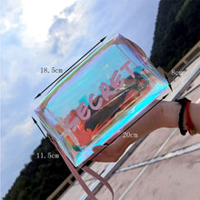 Load image into Gallery viewer, Miyahouse PVC Transparent Women Make Up Case Laser Beauty Organizer Pouch Mini Jelly Bag For Ladies Cosmetic Bag
