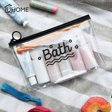 Load image into Gallery viewer, Clear Cosmetic Bags Frosted PVC Toiletry Bag Make Up Storage Organizer Beauty Case Lady Wash Bags Waterproof Phone Pocket
