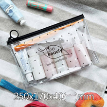 Load image into Gallery viewer, Clear Cosmetic Bags Frosted PVC Toiletry Bag Make Up Storage Organizer Beauty Case Lady Wash Bags Waterproof Phone Pocket
